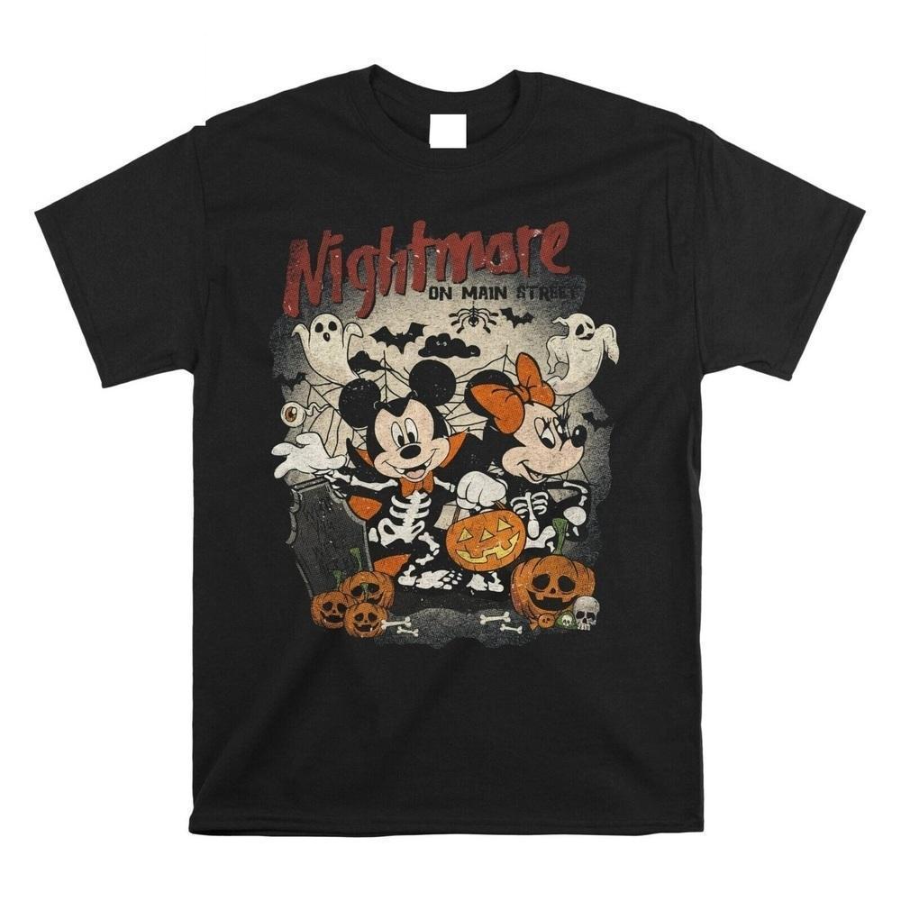Retro Mickey Minnie Halloween T-Shirt